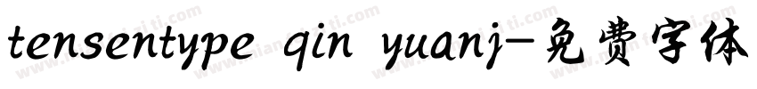 tensentype qin yuanj字体转换